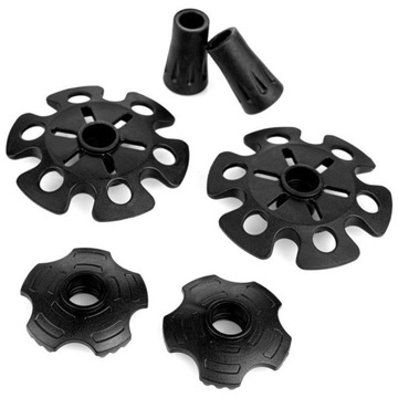 Трекинговые палки Spokey Compass Sv/Li, зелёные и чёрные