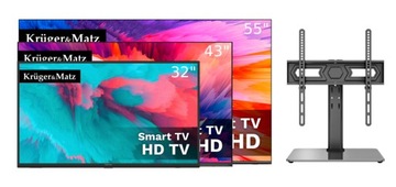Stojak TV pod telewizor półkowy podstawa uchwyt uniwersalny 32-55