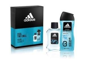 ADIDAS ZESTAW MĘSKI ICE DIVE EDT 100ML + ŻEL 250ML