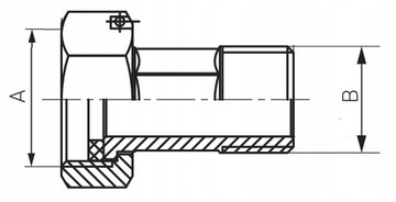КОМПЛЕКТ РЕЗЬБОВЫХ ФИТИНГ ДЛЯ ВОДОСЧЕТЧИКА 1/2 ДЮЙМА DN15
