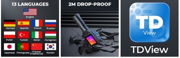 ТЕПЛОВИЗИОННАЯ КАМЕРА TOPDON TC004 ТЕПЛОВОЙ ДЕТЕКТОР 16 ГБ USB C 5000 мАч