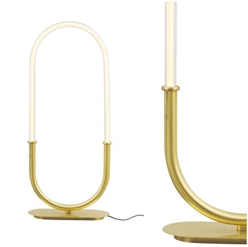 LAMPKA DO SYPIALNI LED GLAMOUR ZŁOTA LAMPA STOŁOWA DOTYK DUŻA XXL 82,5CM