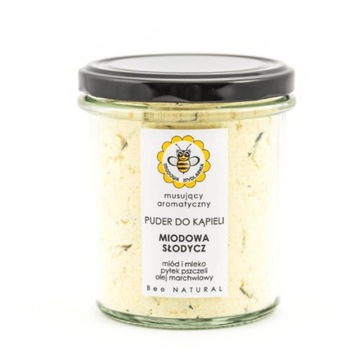 Puder do kąpieli miodowa słodycz - Miodowa Mydlarnia