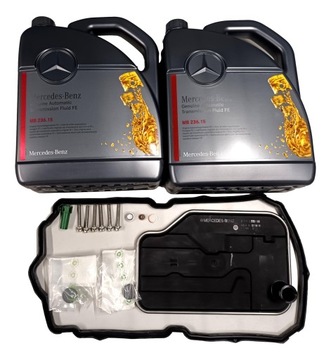 MERCEDES Skrzynia automat 722.9 wymiana olej kpl