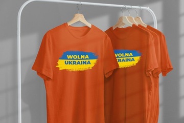 KOSZULKA UKRAINA WOLNA STOP WOJNIE 3XL