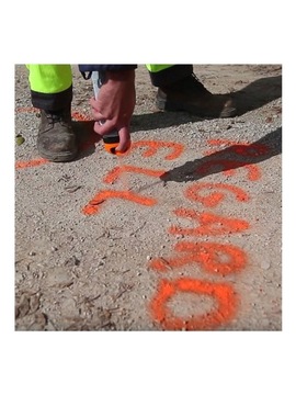 Геодезическая аэрозольная краска SOPPEC TRACK RED