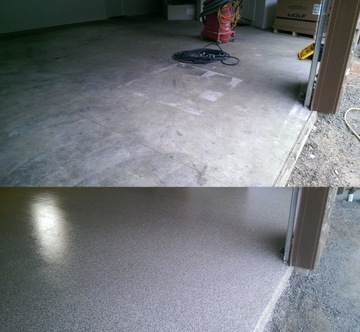 Szara żywica epoksydowa na posadzki betonu balkon taras garaż farba 3.5 kg