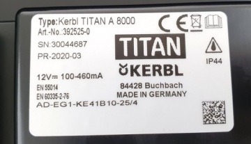 ЭЛЕКТРОЛИЗЕР TITAN A 8000 ДЛЯ ЛОШАДЕЙ, КРУПНОГО РОГАТОГО СКОТА, КАБАНОВ, ОВЕЦ И КОЗ