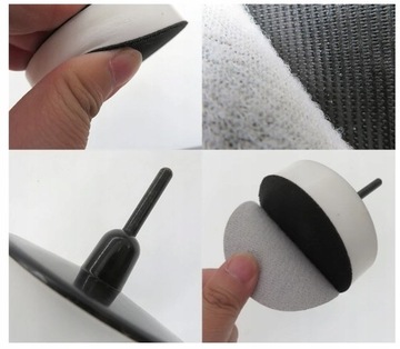 Диск шлифовальный резиновый 75мм на хвостовике 6мм F2011 Комплект 2 шт.