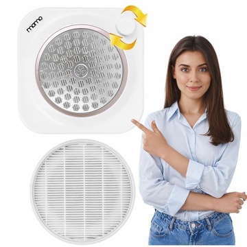 POCHŁANIACZ KASETOWY PYŁU PAZNOKCI 48W MOMO J007