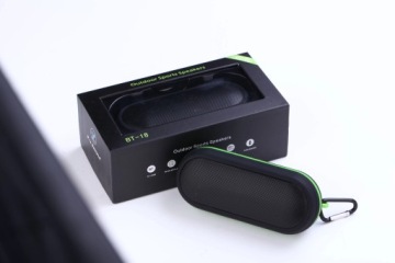Мини Bluetooth водонепроницаемая колонка для спорта и активного отдыха C18 Green