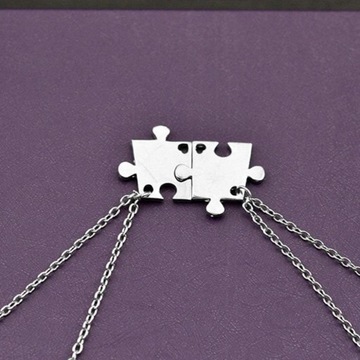 1 Set Necklace Matching Friendship Necklace Best Friend Puzzle Necklace