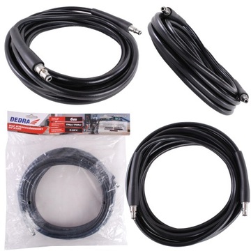 ШЛАНГ ВЫСОКОГО ДАВЛЕНИЯ ДЛЯ МАШИНЫ 6м DEDRA