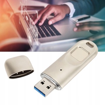 PAMIĘĆ FLASH USB3.0 SZYFROWANA ODCISKIEM PALCA