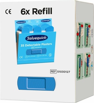 Обнаруживаемые пятна Salvequick Cederroth