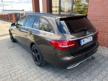 Mercedes Klasa C W205 Kombi 200 BlueTEC 136KM 2014 Mercedes-Benz Klasa C 1.6 diesel 136 KM 6 biegow zarej w PL zadbany mo, zdjęcie 3