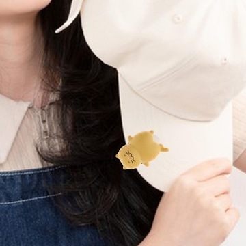 Зажим для шляпы для гольфа, инструмент для маркировки мячей для гольфа, крепится к козырьку шляпы, подарок для гольфиста, желтый