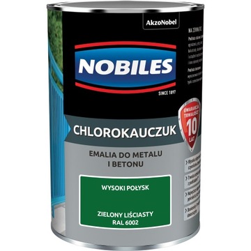 Nobiles Chlorokauczuk Zielony Liśc. RAL 6002 0.9 l