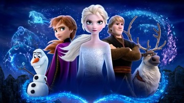 Kraina lodu FROZEN Naklejka - plakat 80 cm K97