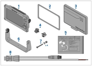 Эхолот Element S 7 дюймов CHIRP с картплоттером, Wi-Fi и GPS