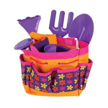 Детский набор инструментов, 6 шт., маленькая сумка-садовник.