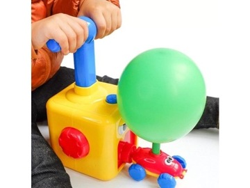 WYRZUTNIA BALONÓW SAMOCHODÓW AUTEK POMPKA BALONY ASTRONAUTA