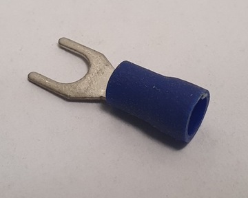 Końcówka kablowa Widełki Niebieskie 2mm 5mm x5