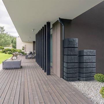 Резервуар для дождевой воды Tower Stone - 500 л, Антрацит