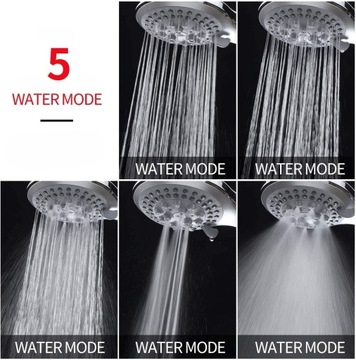 Душевой набор, ручной душ 5F, шланг, держатель для душа