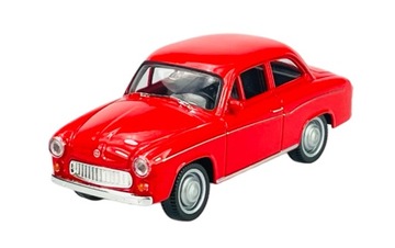 WELLY SYRENA 105 CZERWONY 1:43 LEGENDY PRL NOWY METALOWY MODEL