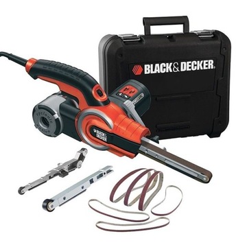 szlifierka taśmowa 451x13mm, 400W, Black+Decker [KA902EK-QS]