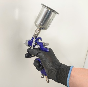 КРАСКОРАСПЫЛИТЕЛЬ ДЛЯ ПОКРАСКИ КРАСКИ СПРЕЙ HVLP 1.0мм 125мл