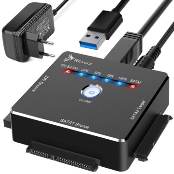 REAGLE MOSTEK USB SATA III IDE HDD SSD KLONOWANIE DYSKÓW