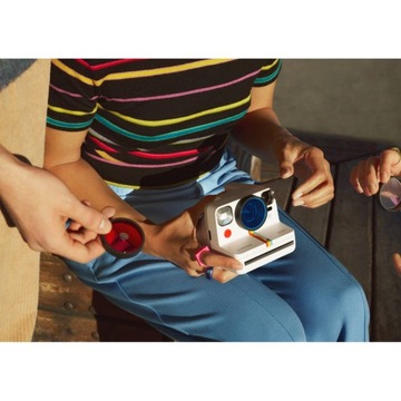 Камера Polaroid Now + белый цвет 2-го поколения + фильтры