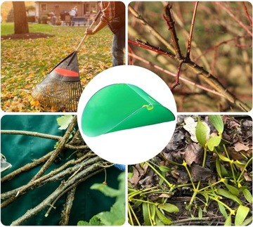 СКЛАДНАЯ КОРЗИНА САДОВАЯ СУМКА ДЛЯ ЛИСТЬЕВ ПОРТАТИВНЫЙ СБОРНИК ЛИСТЬЕВ