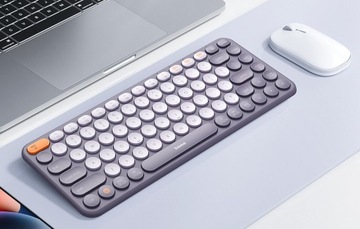 Беспроводная Bluetooth-клавиатура Baseus K01A Серая