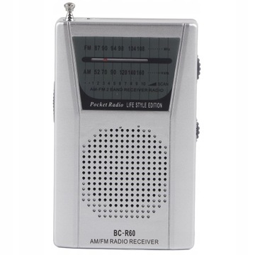 RADIO PRZENOŚNE Mini Małe FM AM na Baterie AA