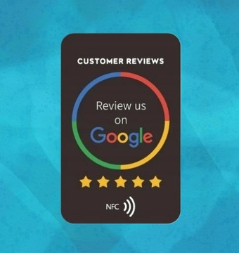 NFC-КАРТА ДЛЯ ОСТАВЛЕНИЯ ОТЗЫВОВ В GOOGLE + БОНУС