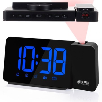 RADIOBUDZIK OGROMNE CYFRY 4,4 CM LCD Z PROJEKTOREM