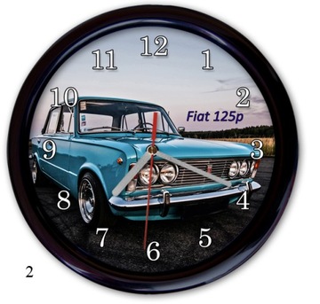 ЧАСЫ НАСТЕННЫЕ Fiat 126p 125p сирена Trabant