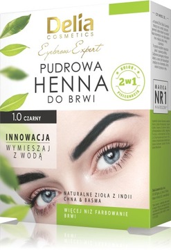 Delia henna pudrowa czarna