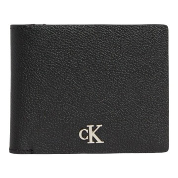 CALVIN KLEIN BEZPIECZNY PORTFEL MĘSKI MONO HRDW RFID BIFOLD W/COIN CZARNY