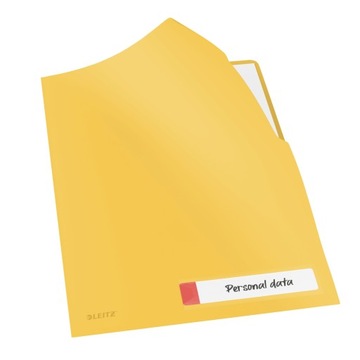 Папка Leitz Cozy PP A4/200 мкм желтая (3), ЖЕЛТЫЙ