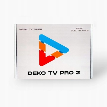 Tuner Dekoder DVBT2 DekoTV PRO2 2USB Dekoder Telewizji Naziemnej DVB-T2
