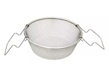 Koszyk stalowy do smażenia frytek DARCO 22 cm do głębokiego smażenia