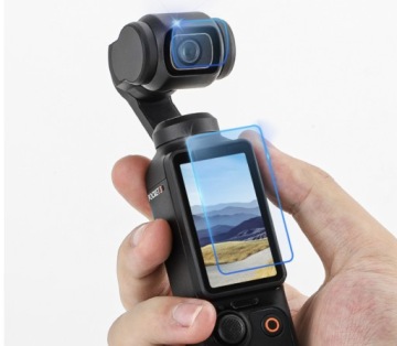 Закаленное стекло 9H для объектива и экрана DJI OSMO POCKET 3