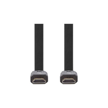 Kabel HDMI-HDMI 3D 4K full HD v1.4b 0,5 m płaski HDMI HDMI