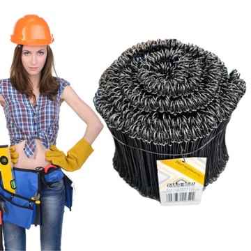 Проволока-петля стальная 1,4 мм для арматуры 1000 шт. 18 см.