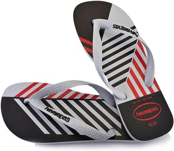 11447P25.JAPONKI HAVAIANAS TREND 41/42 ICE SZARY/CZARNY