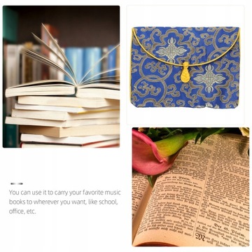 Сумка для книг Контейнеры для ювелирных изделий с храмовой вышивкой